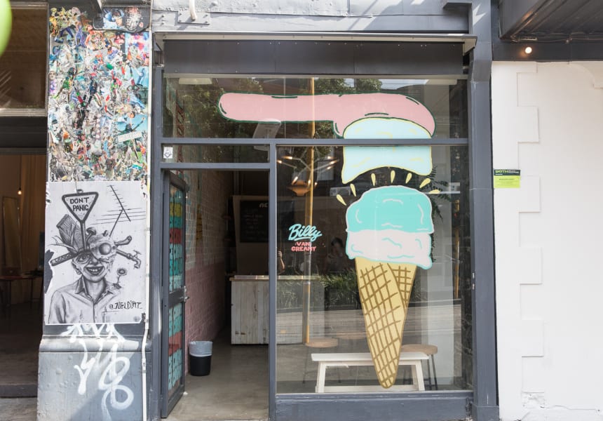 Billie Van Creamy Shop Art - Fitzroy, Melbourne